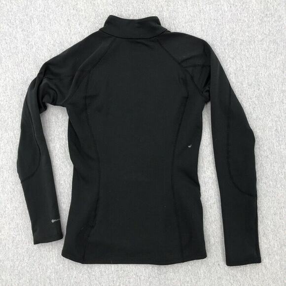 North Face Pullover Top Womens Extra Small Black Flash Dry 1/4 Zip Run Active - Picture 3 of 7
